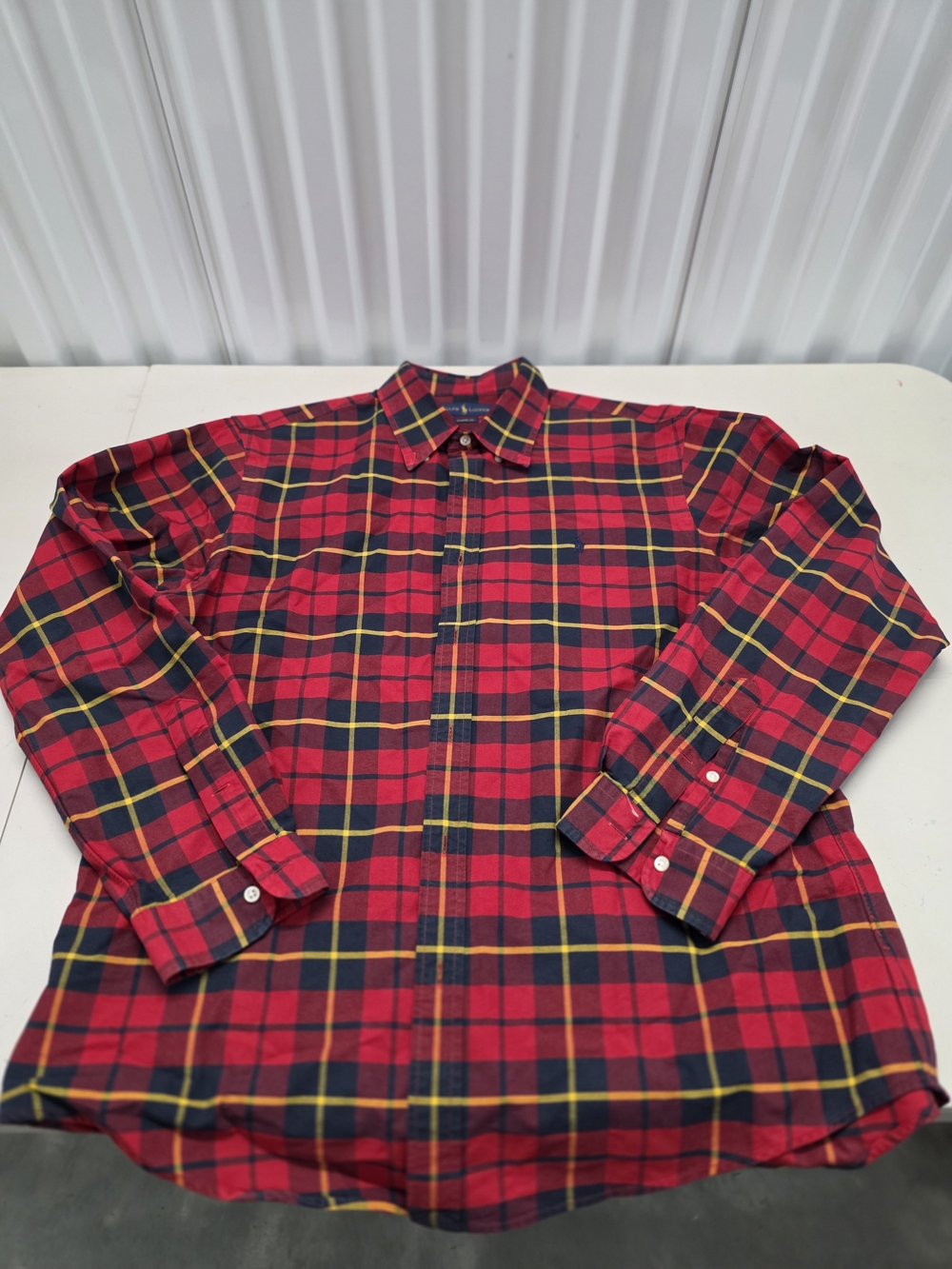 Ralph Lauren Classic Fit Button Down Shirt Men's Size XL